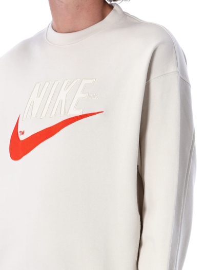 Shop Nike French Terry Sweatshirt In Phantom