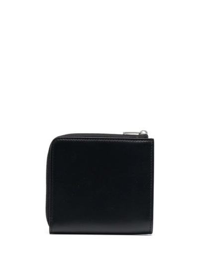 Shop Jil Sander Mans Black Leather Wallet