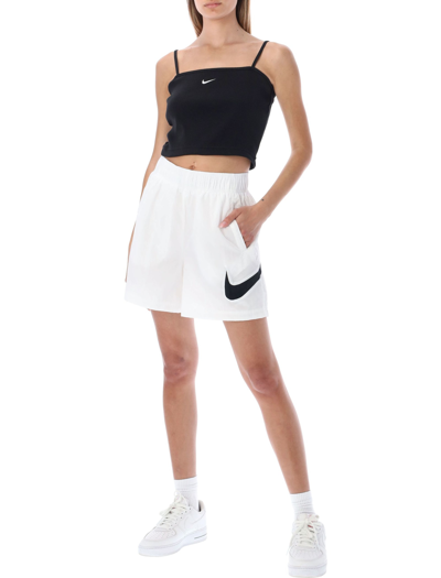Shop Nike Nylon Shorts In White