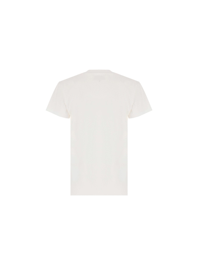 Shop Maison Margiela T-shirt In Off White