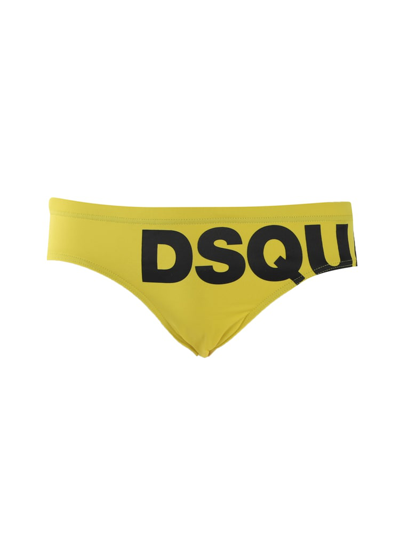 Shop Dsquared2 Maxi Logo Swim Brief
