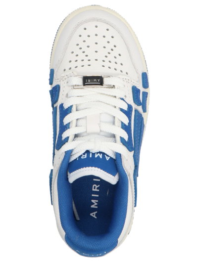Shop Amiri Skel Sneakers In Blue