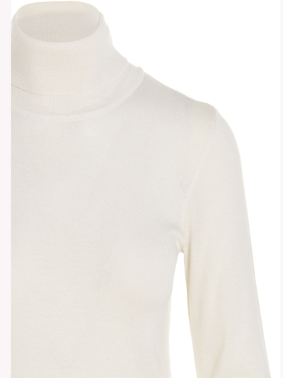 Shop Brunello Cucinelli Cashmere Polo Neck In White