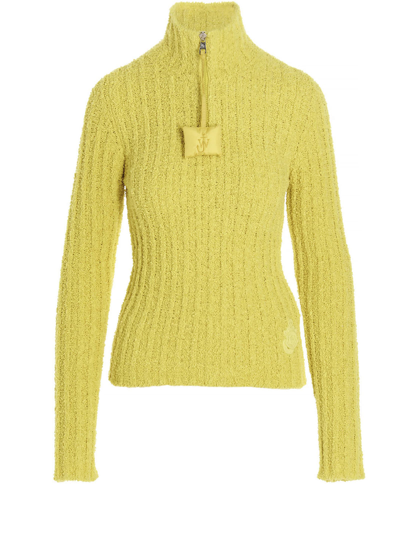 Shop Moncler Genius X J. W. Anderson Sweater In Yellow