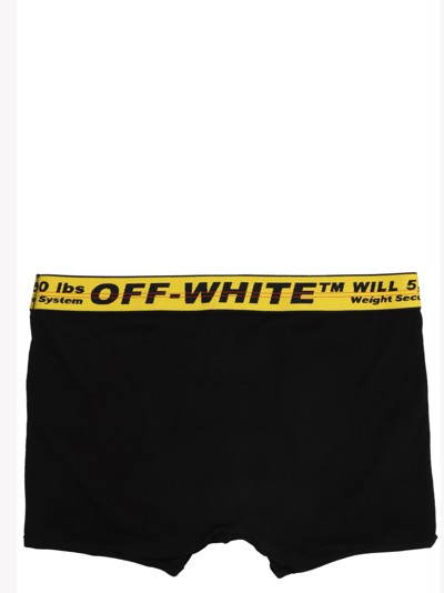Shop Off-white Logo Boxer Pack Of 3 In Black