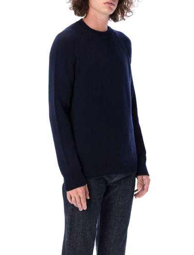 Shop Apc Pierre Sweater In Navy