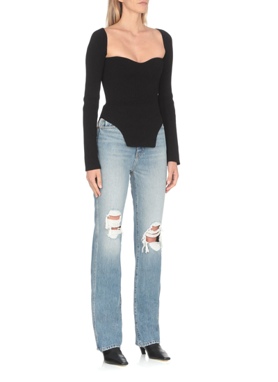 Shop Khaite Danielle Jeans In Portland