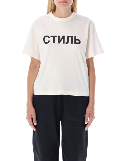 Shop Heron Preston Ctnmb S/s T-shirt In White