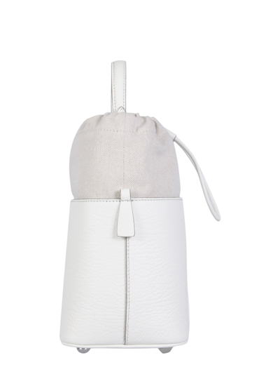 Shop Maison Margiela 5ac Bucket Bag In Bianco