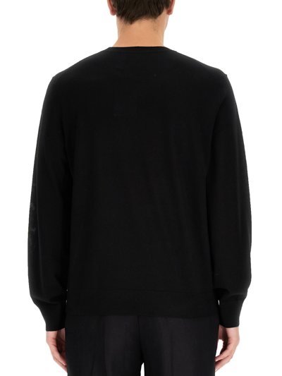 Shop Theory Wool Jersey. In Nero