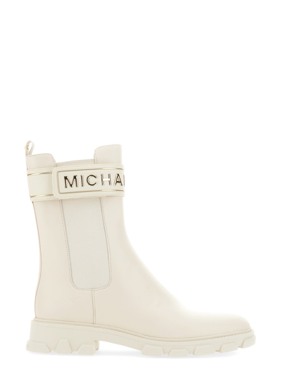 Shop Michael Michael Kors Chelsea Boot In Bianco