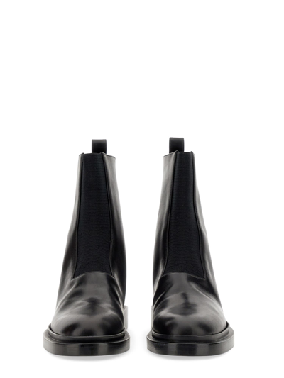 Shop Jil Sander Chelsea Boots In Nero