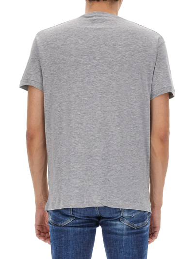 Shop Dsquared2 Logo Print T-shirt In Grigio