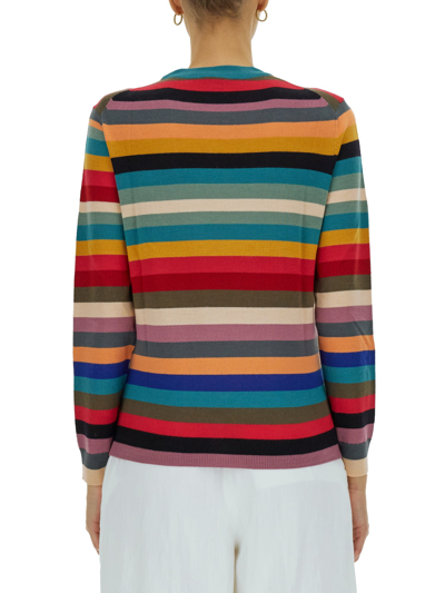 Shop Ps By Paul Smith Signature Stripe Jersey In Multicolor