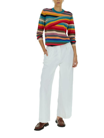 Shop Ps By Paul Smith Signature Stripe Jersey In Multicolor