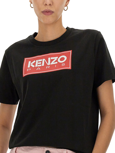 Shop Kenzo T-shirt Paris In Nero