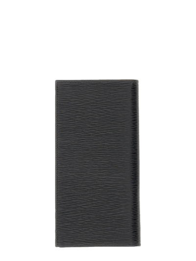 Shop Ferragamo Wallet Organizer Hooks In Nero