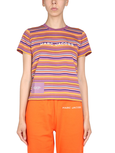 Shop Marc Jacobs Logo Print T-shirt In Multicolor