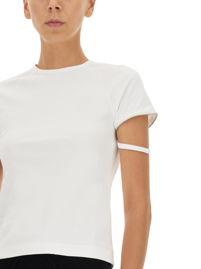 Shop Helmut Lang T-shirt Baby In Bianco