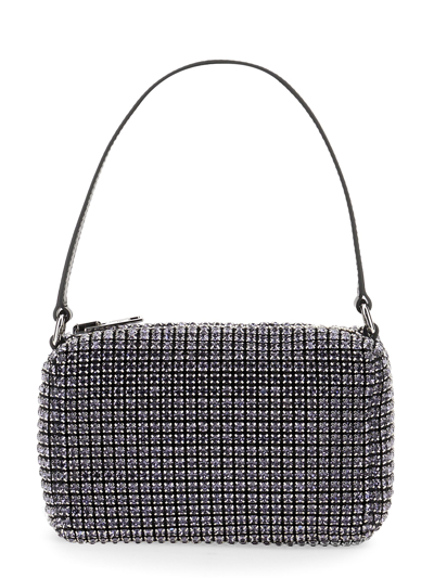 Shop Alexander Wang Heiress Mesh Clutch Bag In Lilla