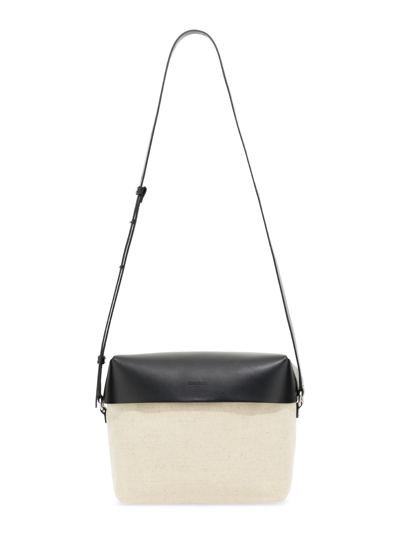 Shop Jil Sander Lid Bag In Beige