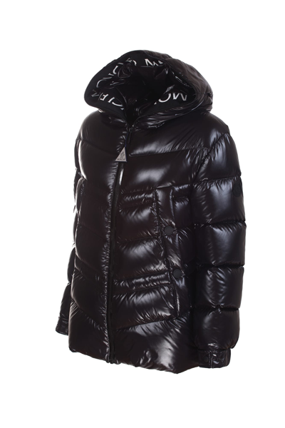 Shop Moncler Clair Short Down Jacket In Nero