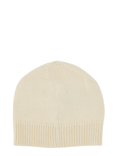 Shop Jil Sander Cashmere Hat In Bianco