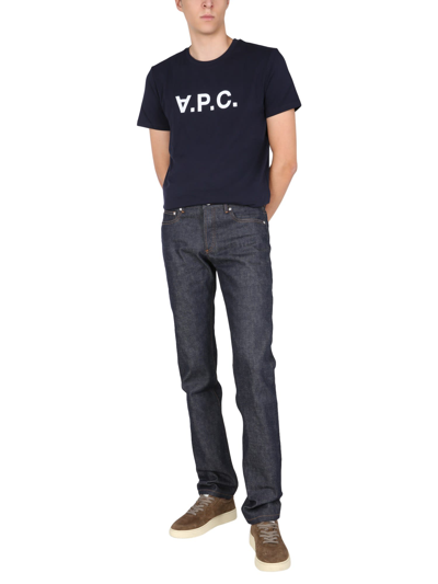 Shop Apc Standard Petit Jeans In Blu