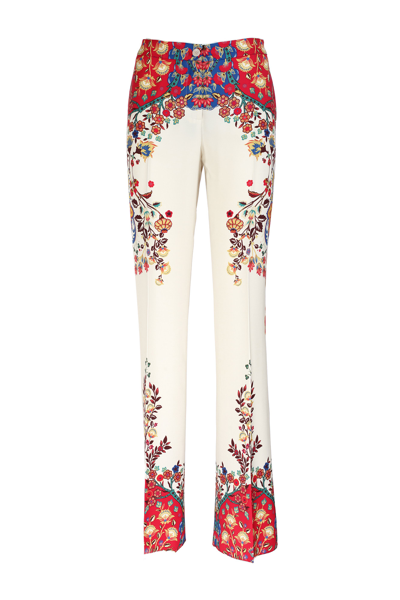 Shop Etro Floral Paisley Trousers In Fantasia
