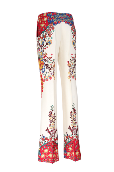 Shop Etro Floral Paisley Trousers In Fantasia