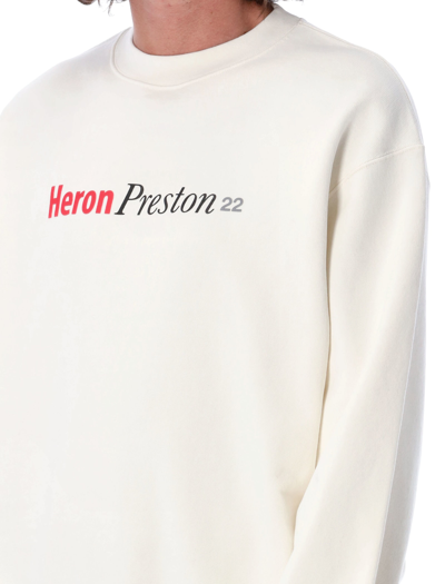 Shop Heron Preston Multi Heron Censored Crewneck In White