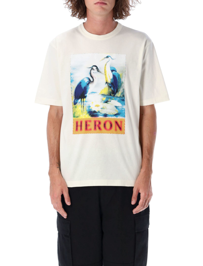 Shop Heron Preston Halftone S/s T-shirt In White