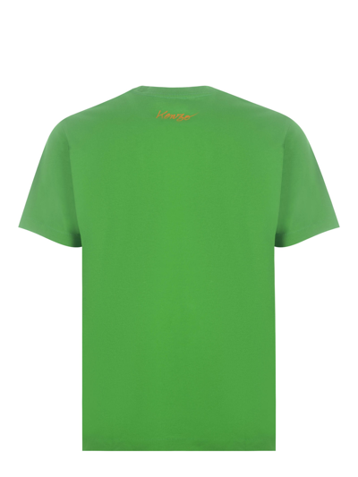 Shop Kenzo T-shirt  In Cotton In Verde