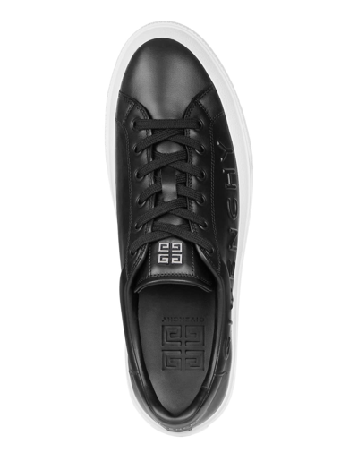 Shop Givenchy Woman City Sport Sneakers In Black Leather
