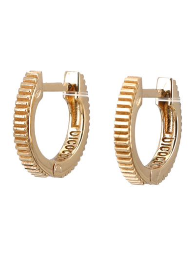 Shop Emanuele Bicocchi Hoop Earrings In Gold