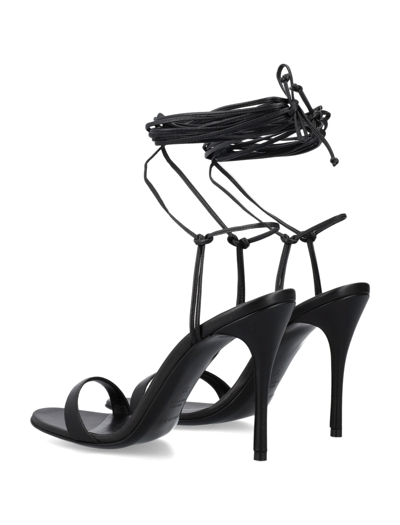 Shop Magda Butrym Wrap Around Heel Sandal In Black