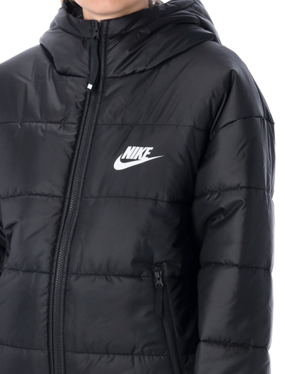 Nike Women's Sportswear Therma-fit Repel Hooded Jacket In Black/black/white  | ModeSens