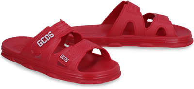 Shop Gcds Rubber Slides In Red