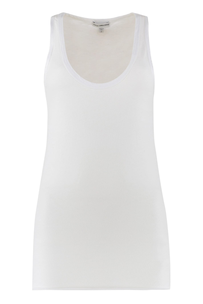Shop James Perse Jersey Tank Top In White