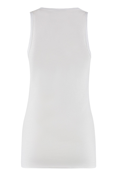 Shop James Perse Jersey Tank Top In White
