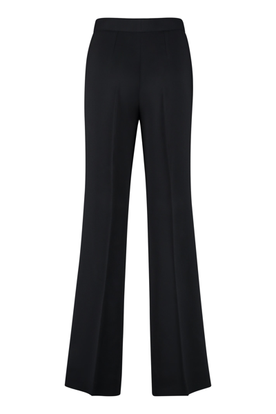 Shop Stella Mccartney Twill Tailored Trousers In Black