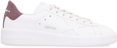 Shop Golden Goose Pure New Leather Low-top Sneakers In White