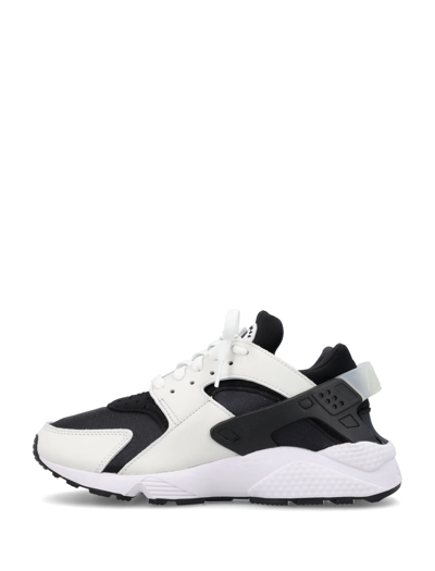 Shop Nike Air Huarache Sneakers In Black/white Black