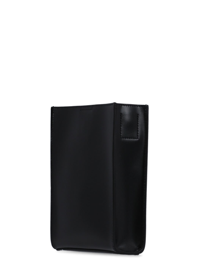 Shop Jil Sander Small Tangle Shoulder Bag In Black
