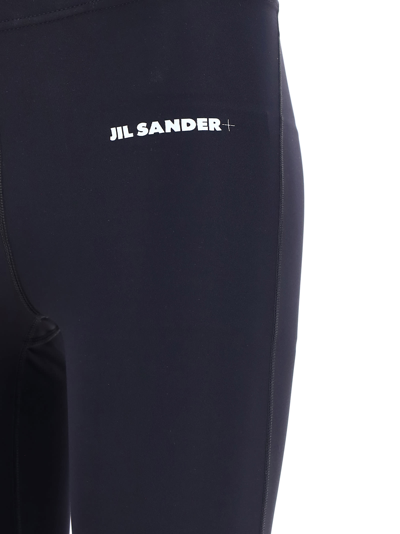 Shop Jil Sander Leggings In Black