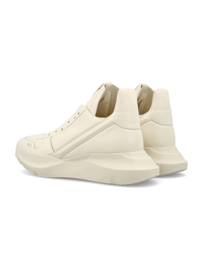 Shop Rick Owens Geth Runner In Milk Milk Milk