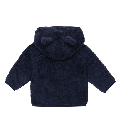 Shop Polo Ralph Lauren Baby Teddy Jacket In French Navy