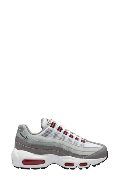 Nike Kids' Air Max 95 Recraft Gs Sneaker In Light Silver,flat  Pewter,white,black | ModeSens