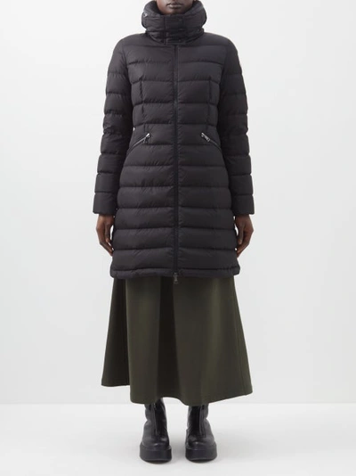 Moncler Flammette Down Coat With Stowable Hood In 5 | ModeSens