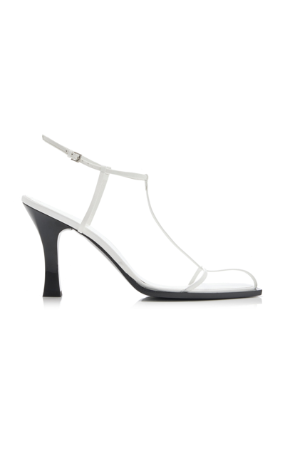 Shop The Row T-bar Leather Sandals In White